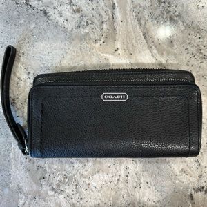Coach Long Double Zipper Wallet